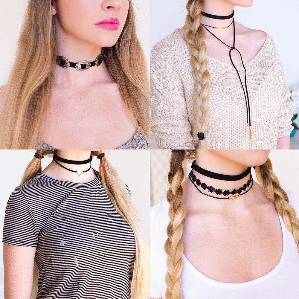 Trend Alert: Layered Chokers + Lariats