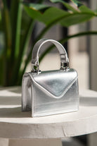 Silver Metallic Mini Purse