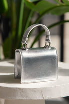 Silver Metallic Mini Purse