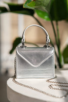 Silver Metallic Mini Purse