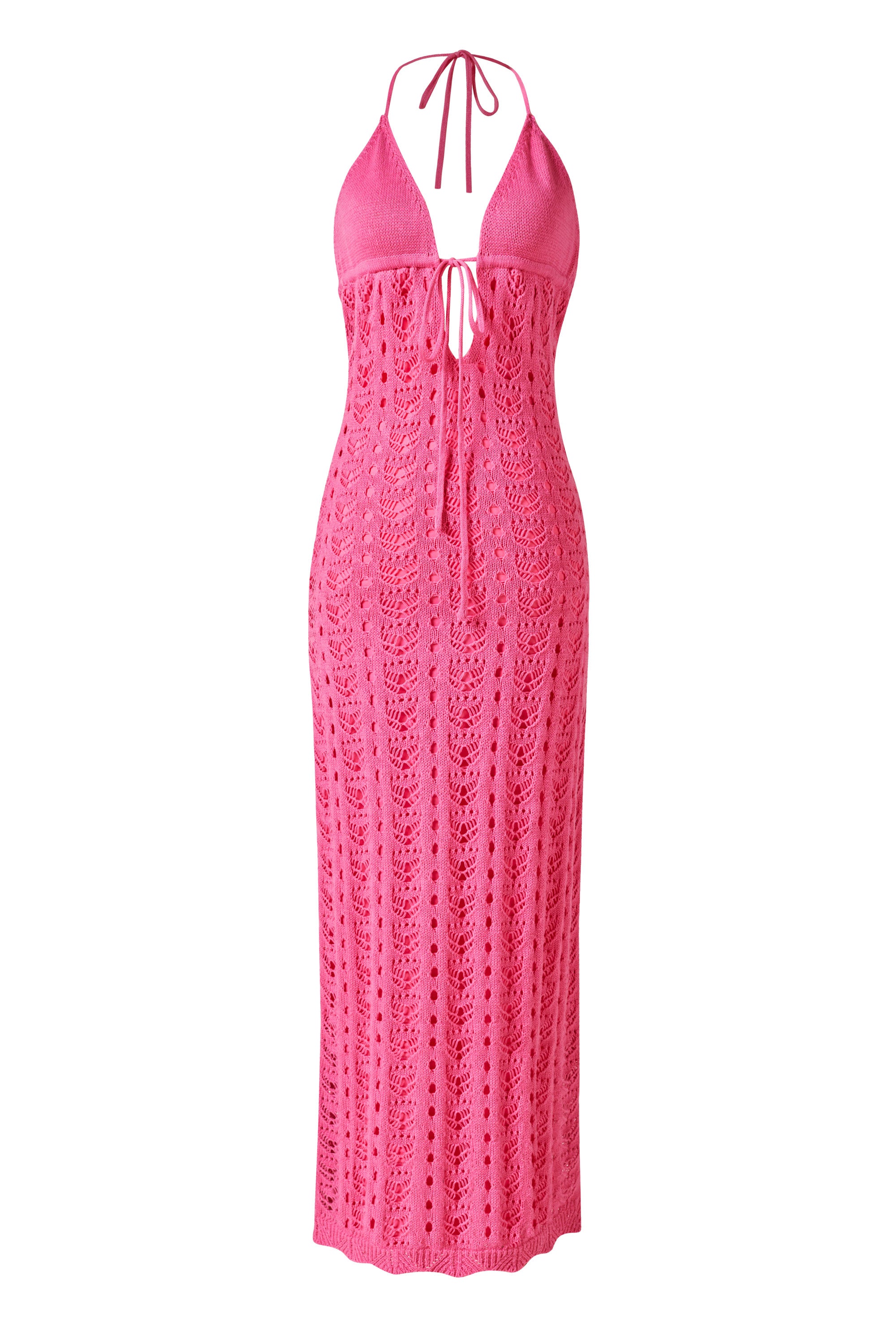 Victoria's Secret pink crochet outlets maxi dress