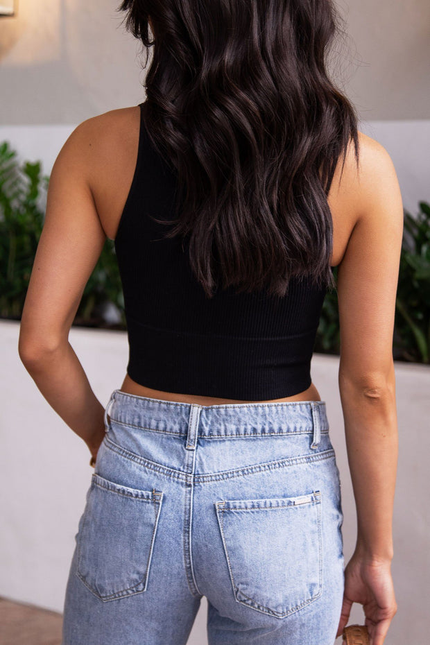 Berlin Ribbed Crop Tank Top