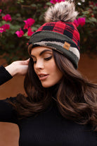  Camo and Plaid Beanie