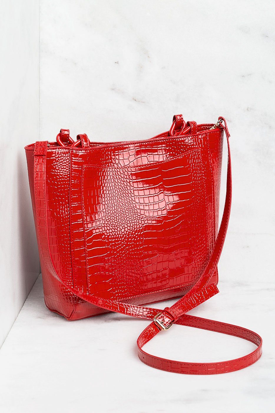 Call The Shots Red Chain Purse Joseph d Arezzo Shop Priceless