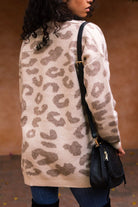 Taupe Leopard Cardigan