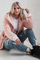 Blush Sherpa Coat