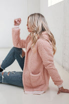 Blush Sherpa Coat