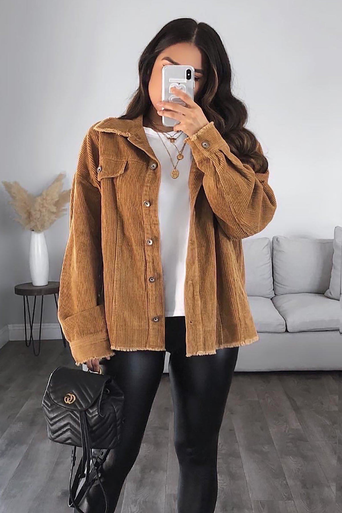 Shop Priceless | Camel | Distressed | Corduroy Jacket | Womens