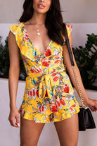 Tropical Yellow Romper