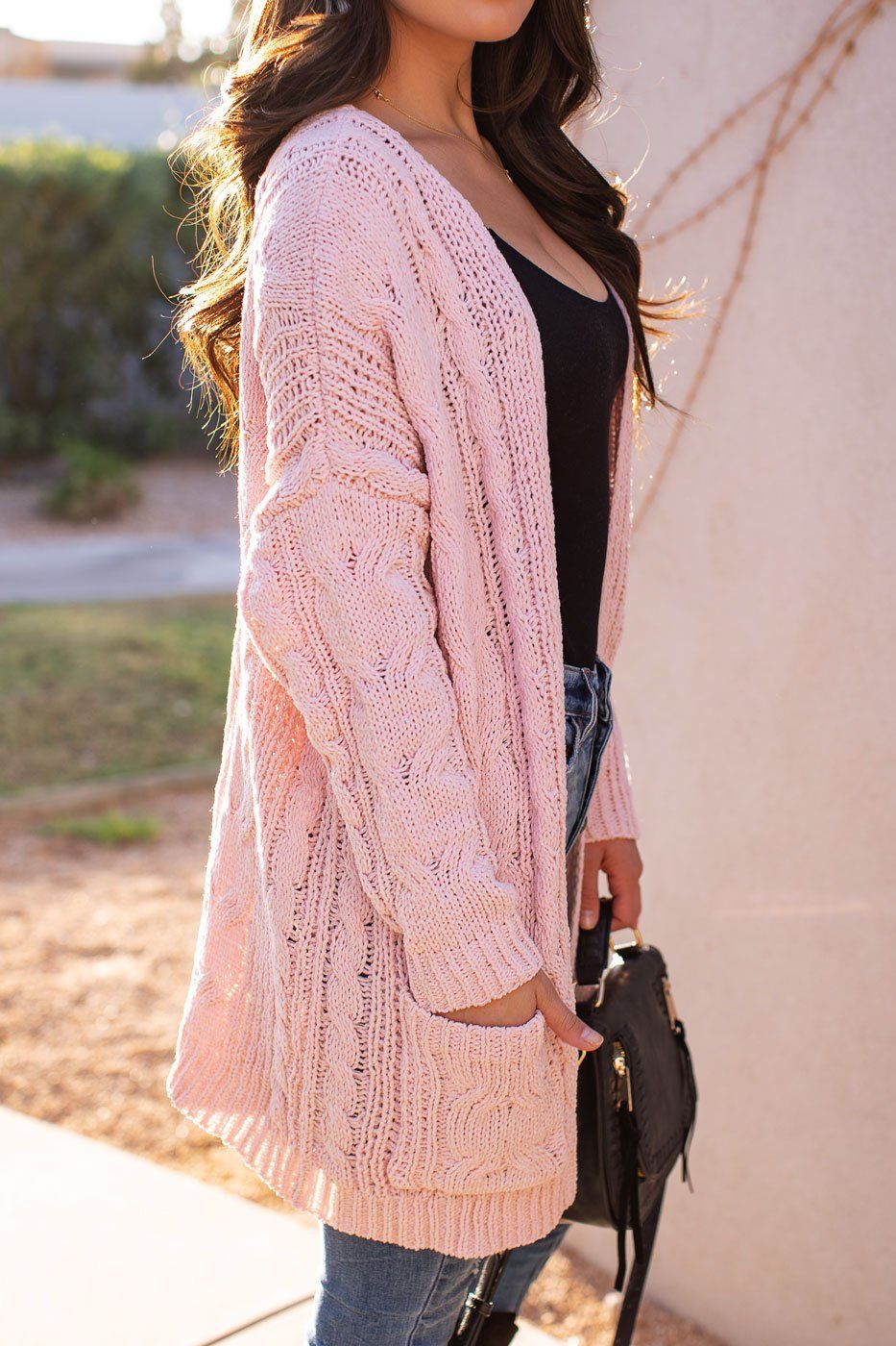 Womens blush outlet pink cardigan