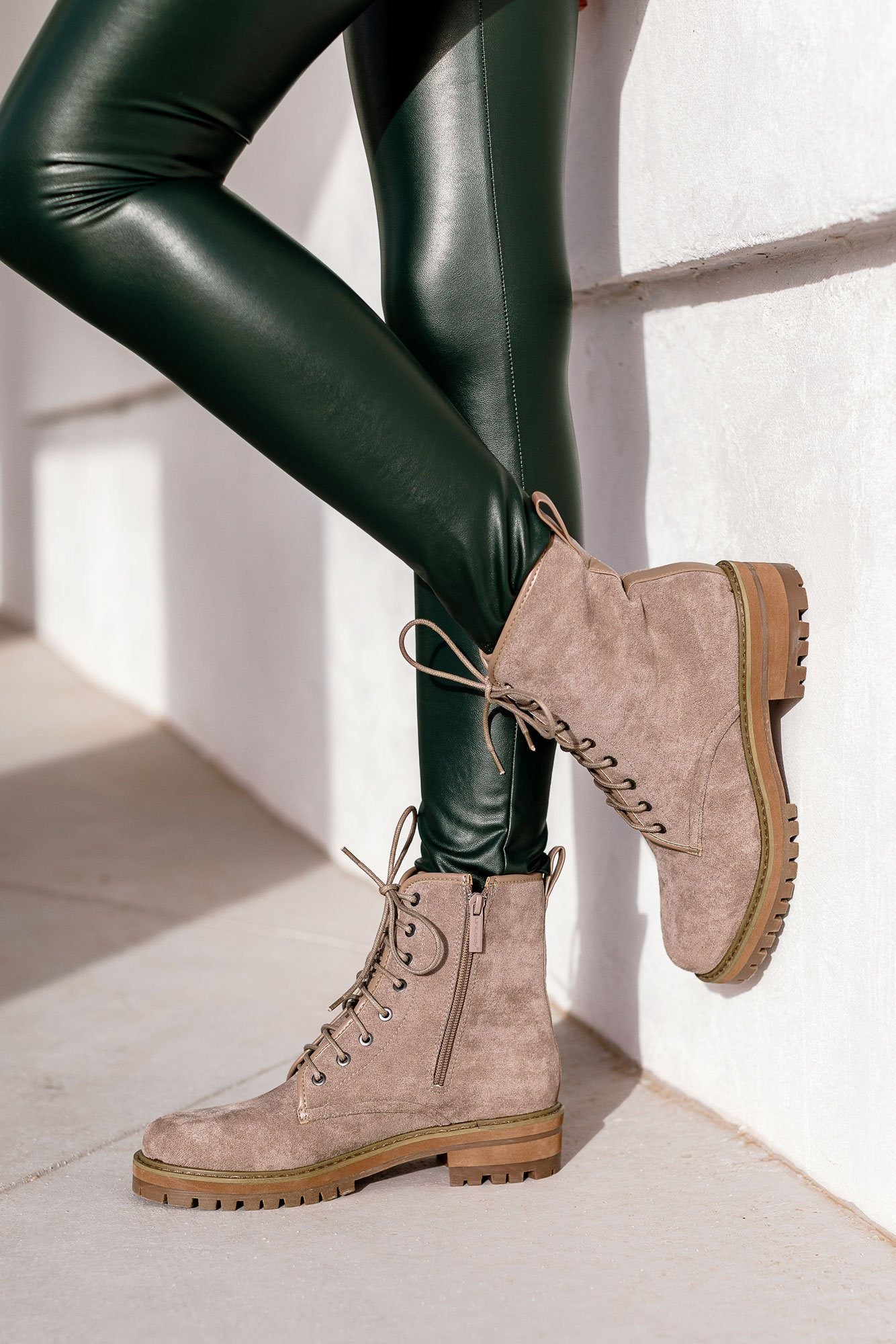 Boots taupe outlet