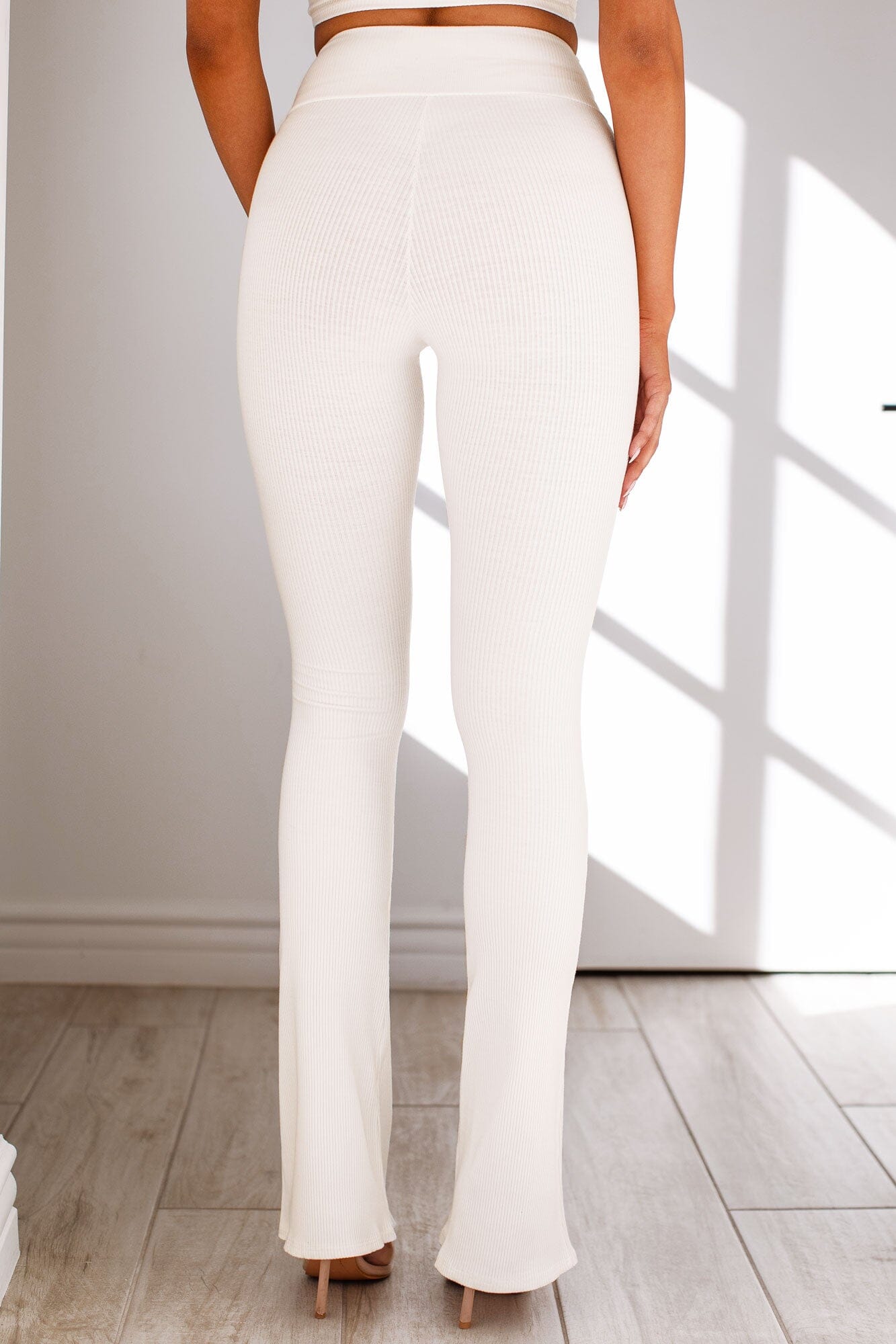 Buy Kica High Waisted Flare Pants in Second SKN Fabric With Pockets Online