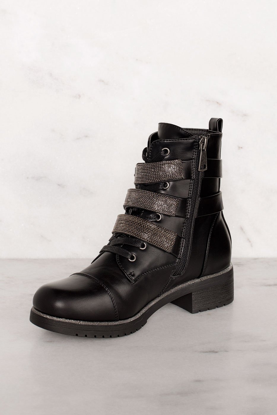 Boots - Legendary Black Buckle Boots