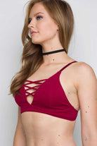 Intimates - In The Cards Bralette - Burgundy