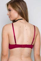 Intimates - In The Cards Bralette - Burgundy