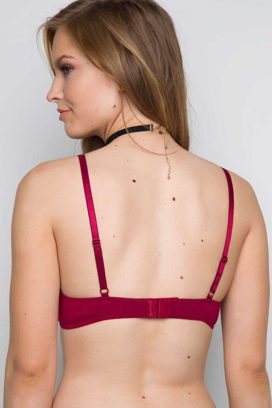 Intimates - In The Cards Bralette - Burgundy