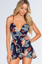 Rompers - Hot Summer Nights Romper - Navy