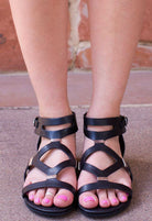 Shoes - Anna Sun Gladiator Sandals - Black