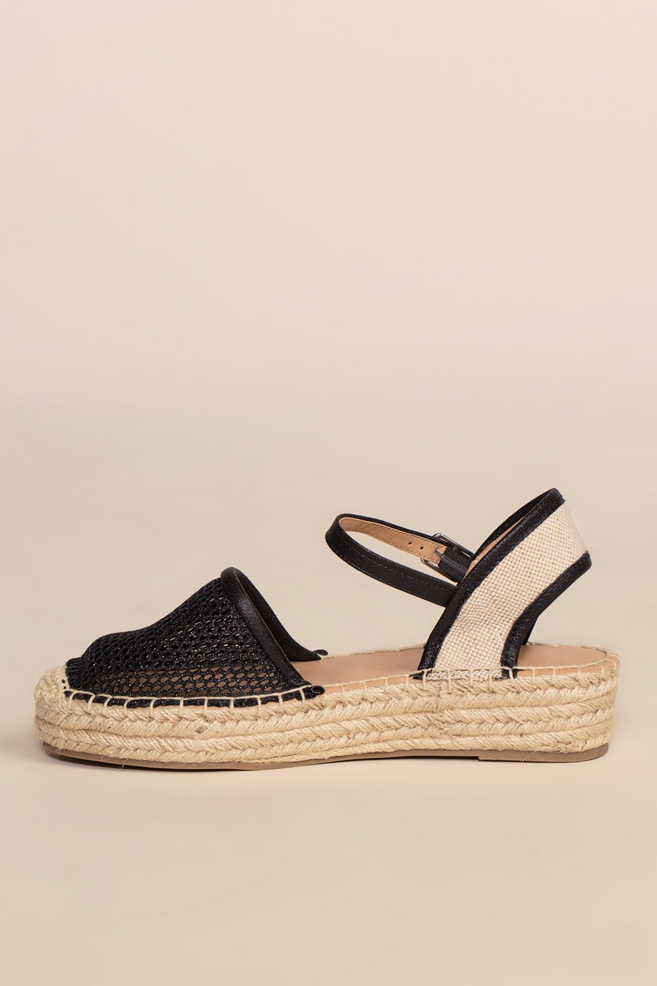 Shoes - Don't Mesh Around Sandals - Black