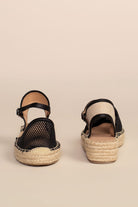 Shoes - Don't Mesh Around Sandals - Black