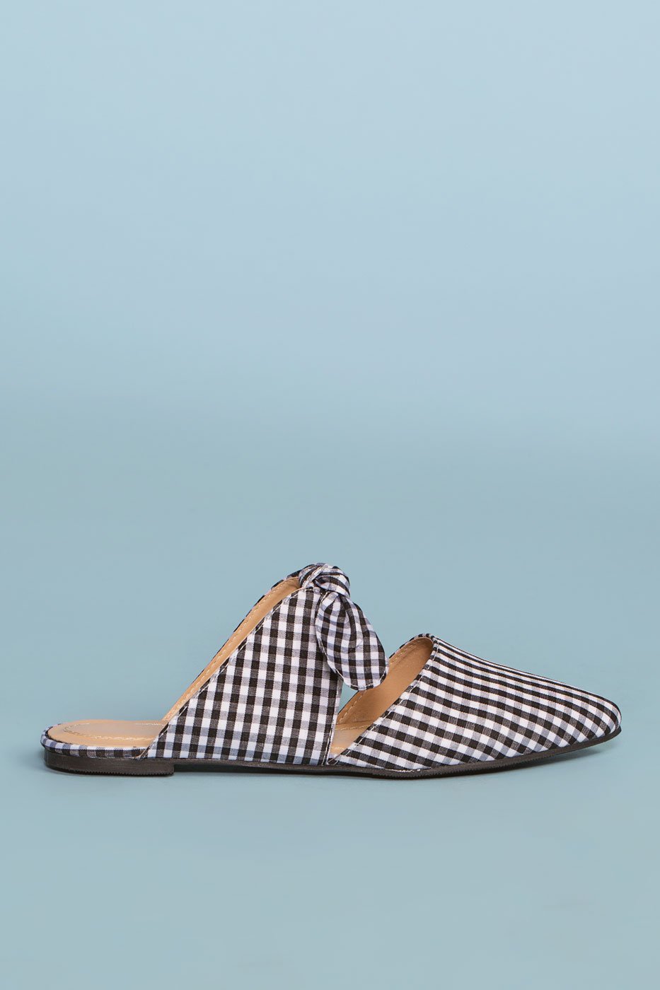 Shop Priceless | Bow | Pointy | Gingham | Mules | Womens