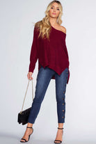 Sweaters - Hattie Sweater - Burgundy