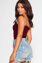 Tops - Ariana Top - Burgundy