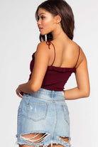 Tops - Ariana Top - Burgundy